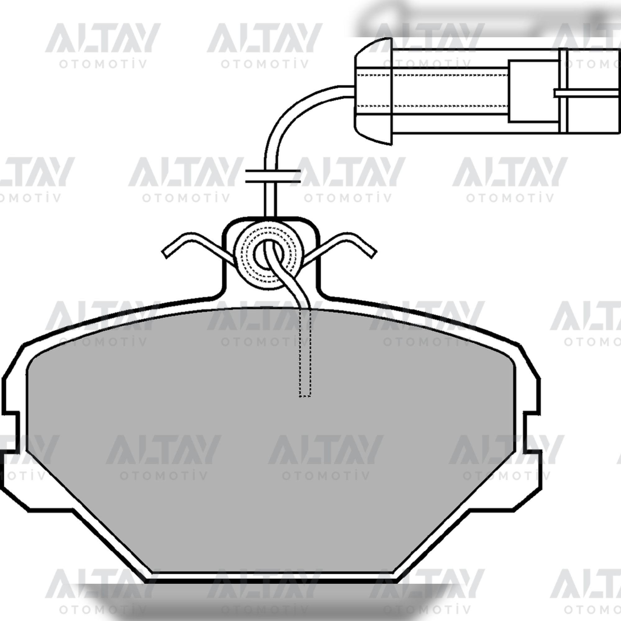 Fiat Tempra Ön Fren Balata OEM 5888781